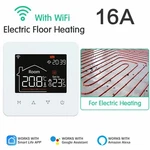 Tuya Smart Home Thermostat Water Electric Warm Floor Heating Gas Boiler Wifi New. Price: $57.83.