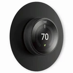 Elago Aluminum Wall Plate Cover For Google Nest Thermostat - Black New. Price: $22.91.