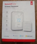 Honeywell T9 Wifi Smart Touchscreen Thermostat Display, Alexa & Google Assist Open. Price: $189.80.