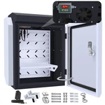 Akwscyby Outdoor Electrical 17.7"H X 13.4"L 9.0"W, White + Gray And Black New. Price: $197.06.