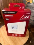 Ace Heating & Cooling Programmable Thermostat 4693099 New Open. Price: $17.98.
