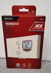 Ace Manual Thermostat 4164737 Heating Cooling 24 Volt Non Programmable. (03) New. Price: $19.99.