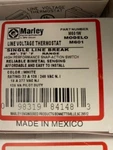 M601W Marley Single Line Voltage Thermostat, 45 -75 Range Buy More & Save!! New. Price: $27.99.