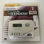 White-rodgers 750 Programmable Thermostat Weekends/weekdays New. Price: $35.95.