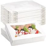 Zeayea 36 Pcs White Bakery Boxes, 12" 8" 2.5" Cookie Treat New. Price: $29.02.