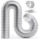 Hoomesun 4 Inch 5FT Semi Rigid Dryer Vent, Flexible Aluminum Hose ... New. Price: $38.70.