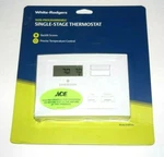 Emerson White-rodgers Non-programmable Single-stage Thermostat Model: NP110 Open. Price: $18.74.
