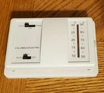 Tpi Corporation Columbus Electric UT8001 Heat/cool Thermostat New "free Shipping. Price: $17.95.