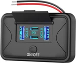 78W 4 Port 12V Usb Outlet Wall Mount, Dual 36W Pd & 18W QC3.0 Lightweight New. Price: $23.17.