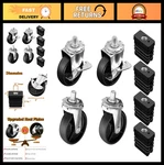Grill Caster Wheels Replacement 3 Inch Locking 4 Pack For Charbroil New. Price: $77.99.