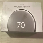 New Google Nest Learning Thermostat & Temperature Sensor, Wi-fi, Smart Home. Price: $165.00.
