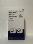 2-PACK Of Oviitech Manual Countdown Timers (model OVTE-52) New. Price: $24.95.