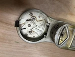 Antique Minneapolis Heat Regulator Co. With Honeywell Model 77 Clock Used. Price: $58.00.