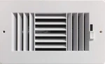 Hbw Three-way Plastic Side Wall/ceiling Register White 8" X 4" For Duc... New. Price: $24.99.