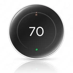 Google Nest Learning Thermostat (4TH Gen) Silver Only Used. Price: $99.99.