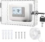 Gyfvbh Thermostat Lock Box With Key Large Transparent New. Price: $15.50.