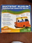 Suncourt DS100 Ductstat Plug In Temperature Sensitive Switch -open Box New. Price: $65.00.