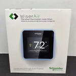 Schneider Electric Wifi Smart Programmable Thermostat Wiser Air Touchscreen Home New. Price: $75.00.