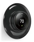 Google Nest Learning Thermostat Wall Plate Cover - Elago Mirror Black New. Price: $13.99.