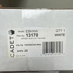Cadet 13170 Electric Baseboard Heater Thermostat 9-1/2 Pole Ebknw New. Price: $34.95.