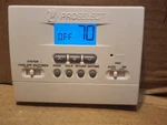 Proselect PSTS21P52 5-2 Day Programmable Digital Thermostat HEAT/1 Cool Used. Price: $79.99.