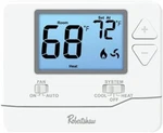 Robertshaw RS8110 Non-programmable Thermostat, Heat / Cool, White New. Price: $65.29.