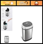 Ninestars DZT-12-9 Automatic Touchless Motion Sensor Oval Trash Can, 3.2 Gal. New. Price: $42.99.