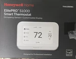 Honeywell THX1000W1 Elitepro S1000 Smart Thermostat Wi-fi 4.3" Screen White New. Price: $160.00.