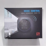 Saswell Alpha Smart Thermostat With Voice Control T18UTW-7-WIFI New Nib. Price: $106.59.