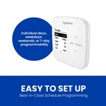 Aprilaire RP-S86WMUPR Wi-fi Thermostat Programmable 1/2" Smart Control New. Price: $248.35.