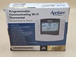 Aprilaire Programmable Wi Fi Thermostat, 8810. Box Flaws. Open. Price: $89.99.