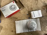 Honeywell T87K1007 Round Thermostat (used, No Screws). Price: $24.00.