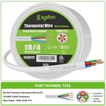Syston 18/4 Thermostat Hvac Control Cable Wire Solid Copper Awg 4C CL3R White New. Price: $124.99.