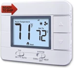 Aowel Non Programmable Thermostat For Home 2 Heat Cool Multistage System, Temp New. Price: $45.91.
