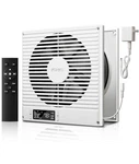 Koviet 8" Room To Ventilation Fan W/ Remote, Quiet Reversible Through Wall New. Price: $65.00.