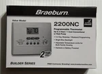 Braeburn 2200NC 24V Multi Stage Ac Programmable Thermostat - 2H1C/ Read New. Price: $48.99.