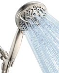 Jdo Shower Head With Handheld, High Pressure Brushed Nickel New. Price: $46.09.