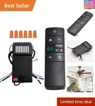 HD3/AC8.3.T Universal Ceiling Fan Remote With Walk Away Timer & Dimmer Feature New. Price: $75.77.