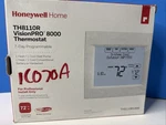 Honeywell TH8110R1008 Vision Pro 8000 Touch Screen Single Thermostat Sealed New. Price: $120.00.