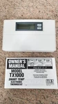 Lux TX1000 Programmable Heating And Cooling Thermostat Used. Price: $39.95.