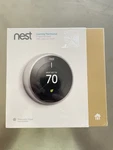 New Google Nest Learning Thermostat - Stainless Steel (T3007ES) Sealed Oem. Price: $175.00.