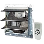 Iliving Shutter Vent Fan Silver 772 Cfm Gable Mount Aluminum Blades Thermostat New. Price: $136.84.