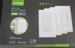 Dimmer Switch Ghomesmart SW2 - 4 Pack Open. Price: $49.99.