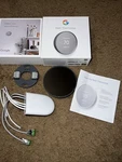 Google Nest G4CVZ Charcoal Wall Mounted Program Thermostat & GVNZ4 Power Connect Used. Price: $49.99.