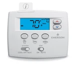 1F86EZ-0251 White Rodgers Blue Easy Set Non Programmable Digital Thermostat New. Price: $65.81.
