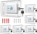Large Thermostat Lock Box Cover With Keys, Clear 6 Pc New. Price: $69.99.