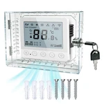 Universal Lock Box With Key,clear Large Thermostats Guard For Ther... New. Price: $39.94.