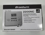 Braeburn 2200NC 5-2 Day Programmable Thermostat (2 HEAT/1 Cool) Open Box New. Price: $44.99.