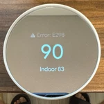 Hardly Used Google Nest Thermostat White Model G4CV2. Price: $39.95.