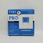 PRO1 T721 Non-programmable 2H/1C Heat Pump Thermostat New. Price: $44.95.